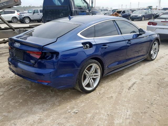 WAUENDF50JA032974 - 2018 AUDI A5 PREMIUM BLUE photo 4