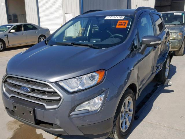 MAJ3P1TE9JC184480 - 2018 FORD ECOSPORT S GRAY photo 2