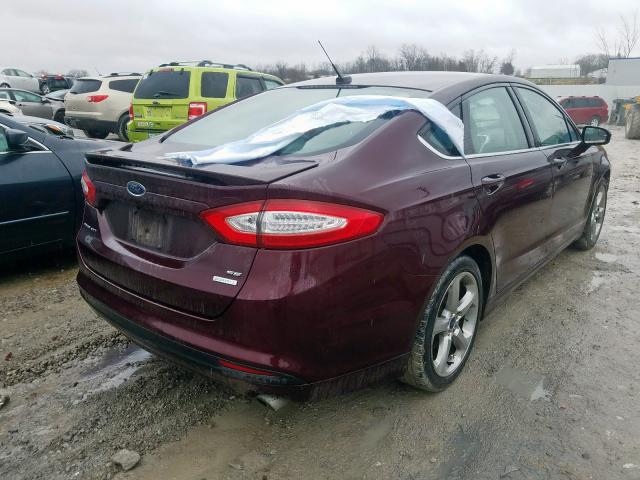 3FA6P0HR5DR387780 - 2013 FORD FUSION SE  photo 4