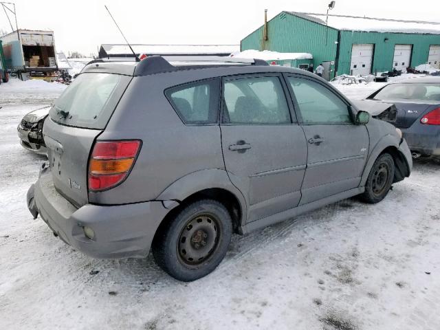 5Y2SL65847Z425793 - 2007 PONTIAC VIBE GRAY photo 4