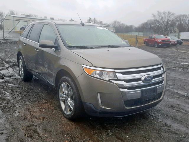 2FMDK4KCXDBA22985 - 2013 FORD EDGE LIMIT GRAY photo 1