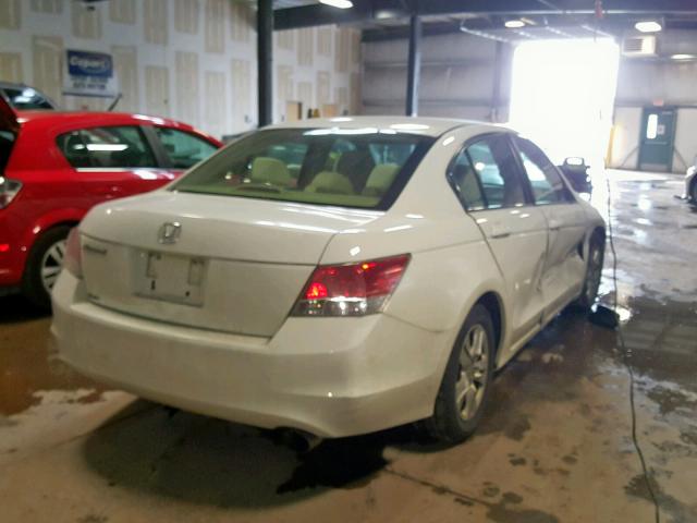 1HGCP26459A022387 - 2009 HONDA ACCORD LXP WHITE photo 4