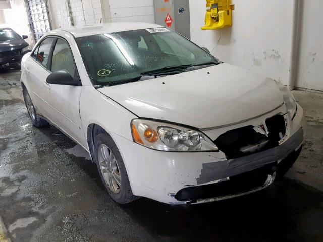 1G2ZF55B564129810 - 2006 PONTIAC G6 SE WHITE photo 1