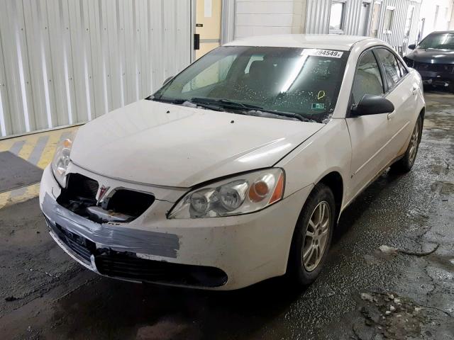 1G2ZF55B564129810 - 2006 PONTIAC G6 SE WHITE photo 2