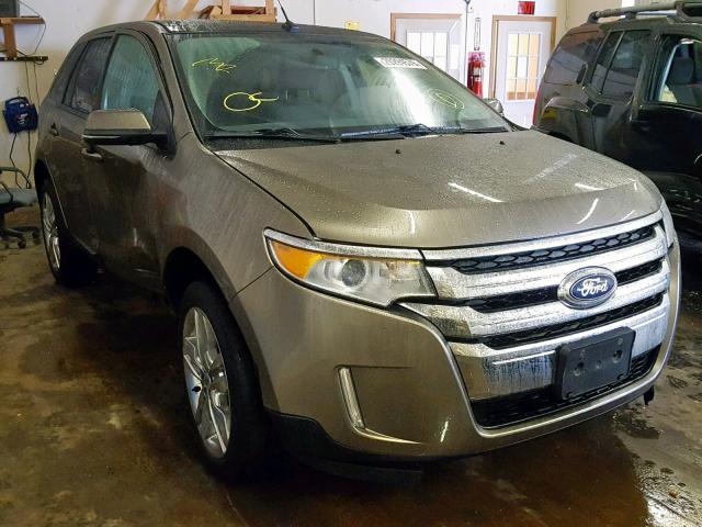 2FMDK4JCXDBA95372 - 2013 FORD EDGE SEL WHITE photo 1