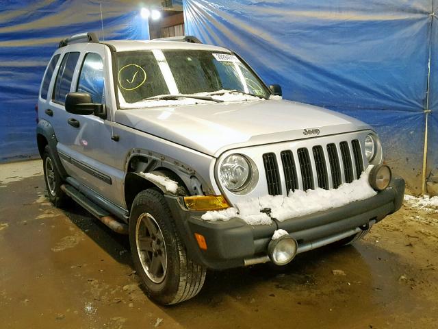 1J4GL38K85W722182 - 2005 JEEP LIBERTY RE SILVER photo 1