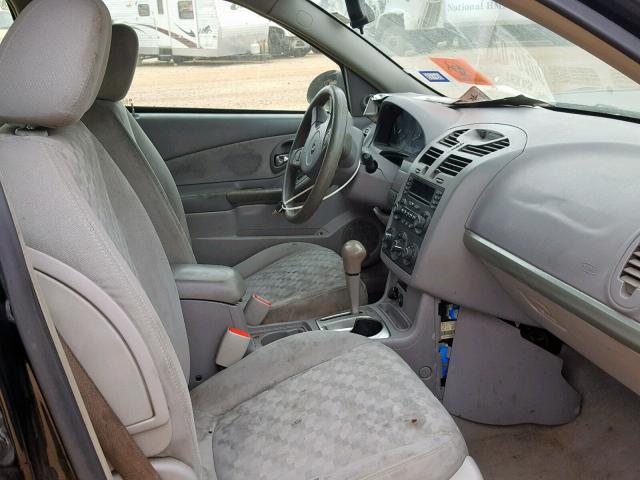 1G1ZT54885F257352 - 2005 CHEVROLET MALIBU LS BLACK photo 5