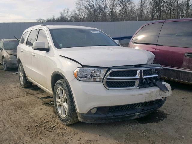 1D4RE4GG9BC733977 - 2011 DODGE DURANGO CR WHITE photo 1