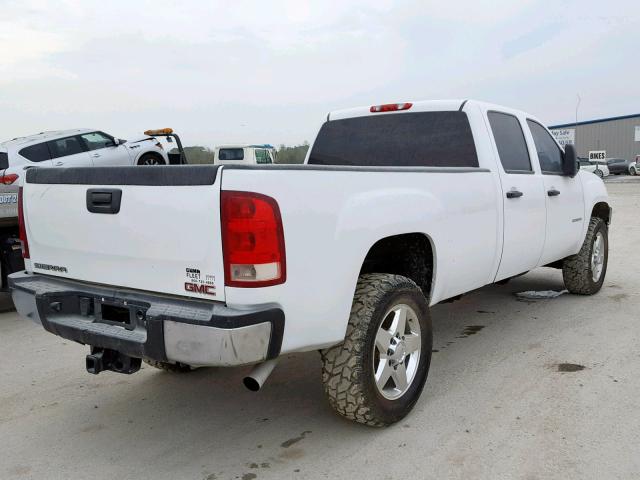 1GT11ZCG8EF192254 - 2014 GMC SIERRA C25 WHITE photo 4