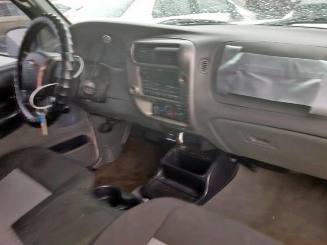 1FTYR10E75PA46305 - 2005 FORD RANGER WHITE photo 9