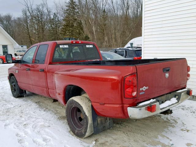 3D7ML48A78G211853 - 2008 DODGE RAM 3500 S RED photo 3