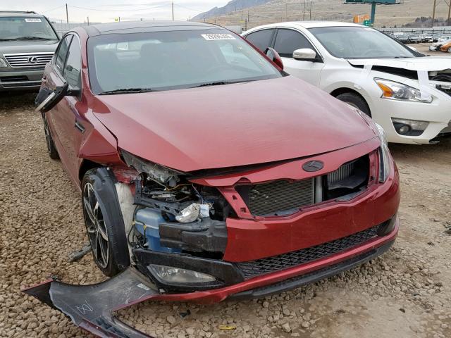 5XXGR4A63DG236208 - 2013 KIA OPTIMA SX MAROON photo 1