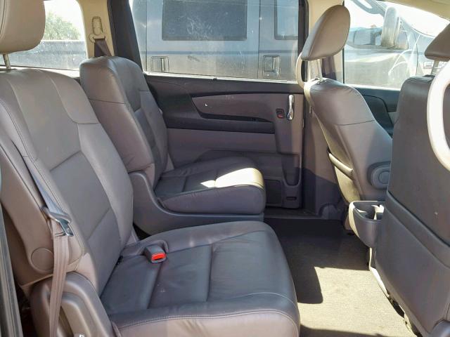 5FNRL5H61EB127949 - 2014 HONDA ODYSSEY EX GRAY photo 6