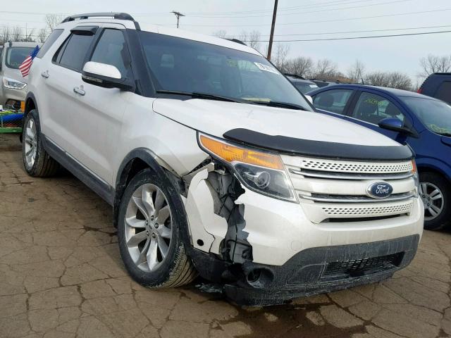 1FMHK8F89CGA12552 - 2012 FORD EXPLORER L WHITE photo 1