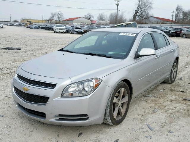1G1ZC5E06CF354216 - 2012 CHEVROLET MALIBU 1LT ვერცხლისფერი ფოტო 2