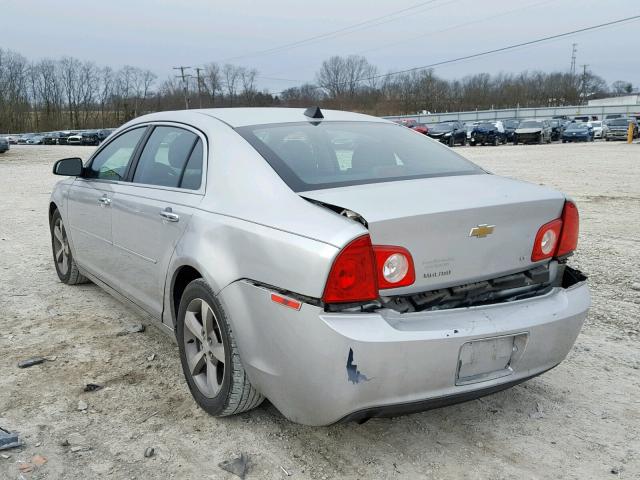 1G1ZC5E06CF354216 - 2012 CHEVROLET MALIBU 1LT ვერცხლისფერი ფოტო 3