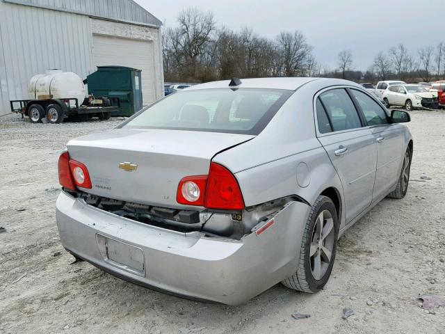 1G1ZC5E06CF354216 - 2012 CHEVROLET MALIBU 1LT ვერცხლისფერი ფოტო 4