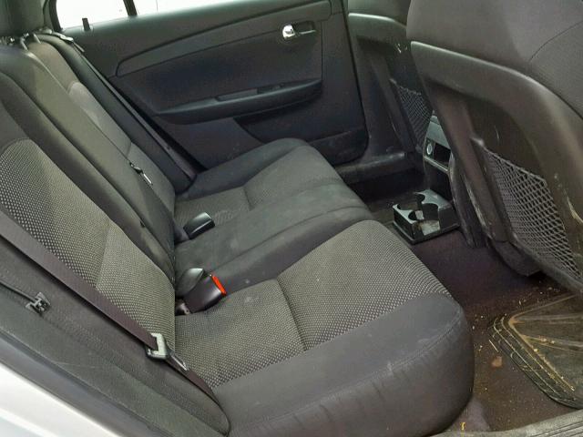 1G1ZC5E06CF354216 - 2012 CHEVROLET MALIBU 1LT ვერცხლისფერი ფოტო 6