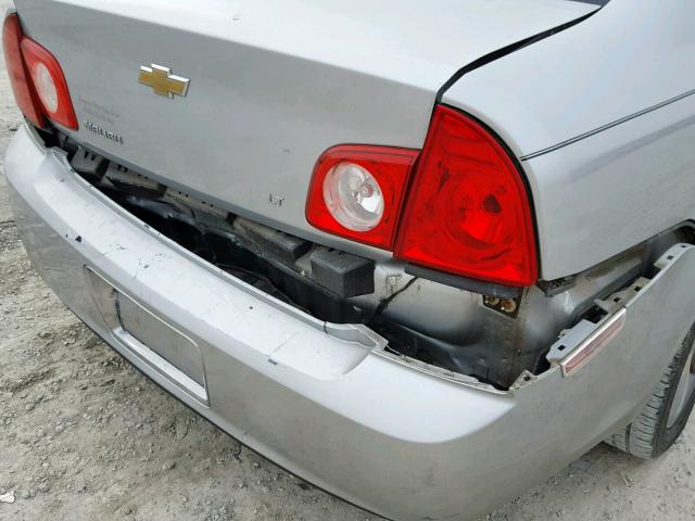 1G1ZC5E06CF354216 - 2012 CHEVROLET MALIBU 1LT ვერცხლისფერი ფოტო 9