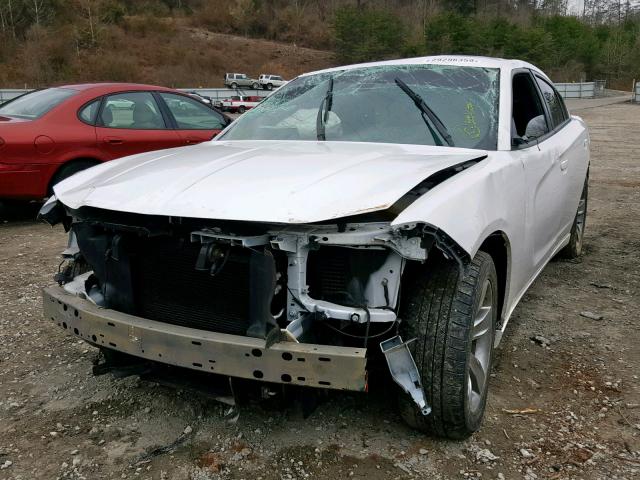 2C3CDXHG9GH132003 - 2016 DODGE CHARGER SX WHITE photo 2