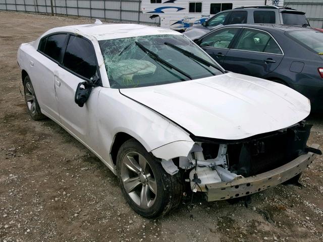 2C3CDXHG9GH132003 - 2016 DODGE CHARGER SX WHITE photo 9