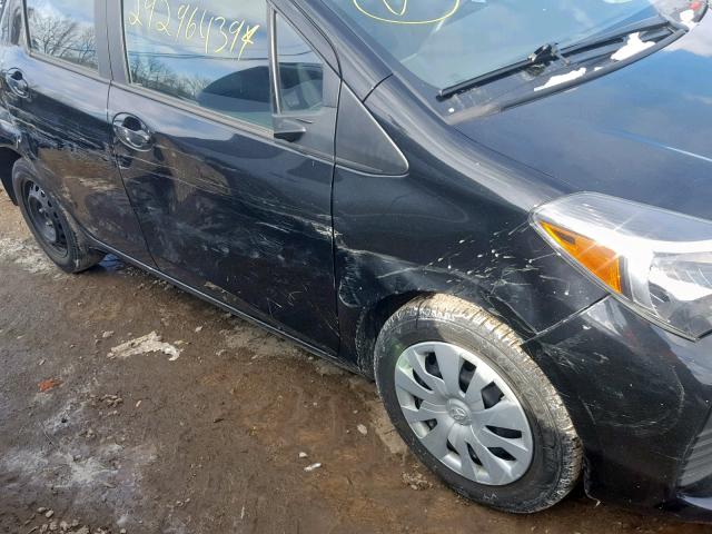 VNKKTUD36HA078162 - 2017 TOYOTA YARIS L BLACK photo 9