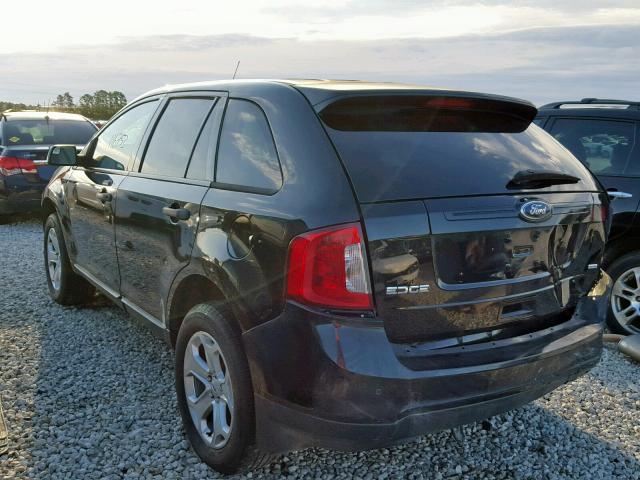 2FMDK4GC9DBE26773 - 2013 FORD EDGE SE CHARCOAL photo 3