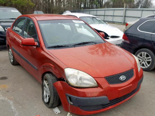 KNADE223196477484 - 2009 KIA RIO BASE RED photo 1