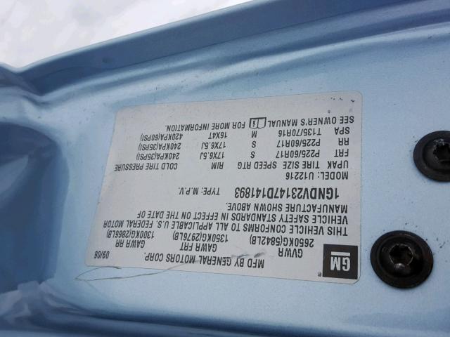 1GNDV23147D141893 - 2007 CHEVROLET UPLANDER L Mavi foto 10