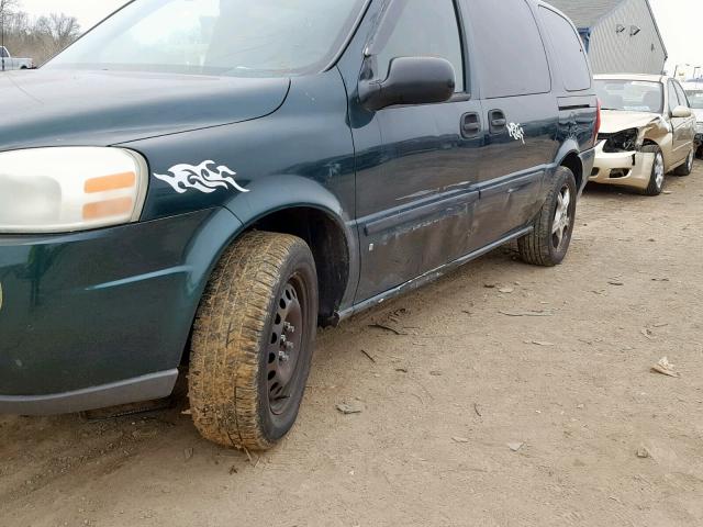 1GNDV23LX6D153076 - 2006 CHEVROLET UPLANDER L 绿色 照片 9