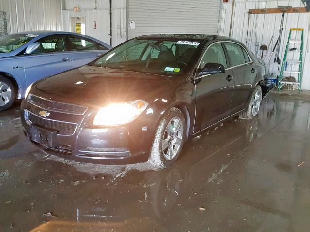 1G1ZC5EB2AF321907 - 2010 CHEVROLET MALIBU 1LT BLACK photo 2