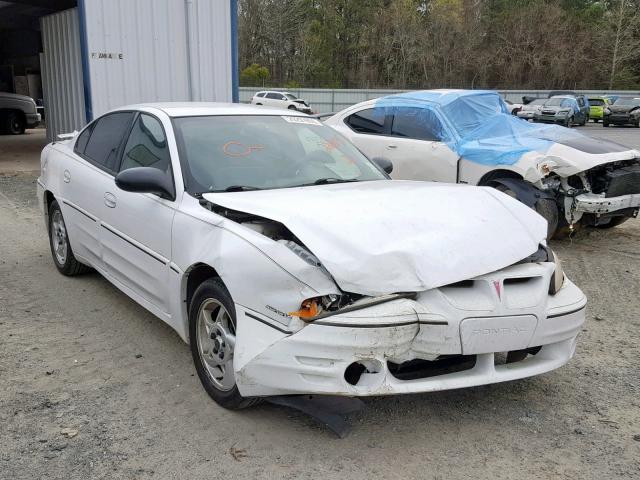 1G2NW52E74C221095 - 2004 PONTIAC GRAND AM G WHITE photo 1