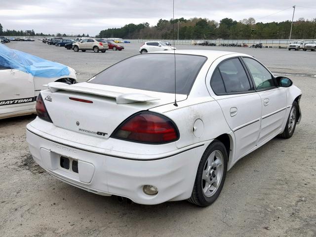 1G2NW52E74C221095 - 2004 PONTIAC GRAND AM G WHITE photo 4