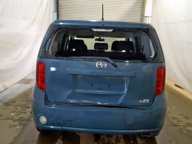 JTLKE50EX81030023 - 2008 TOYOTA SCION XB BLUE photo 9