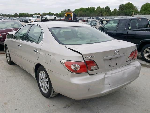 JTHBF30G520042588 - 2002 LEXUS ES 300 SILVER photo 3