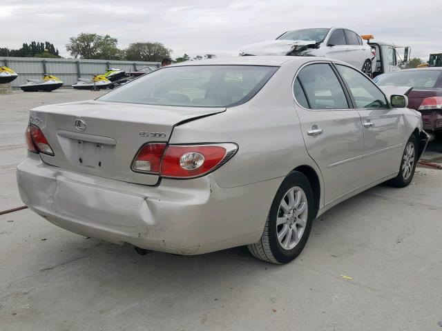 JTHBF30G520042588 - 2002 LEXUS ES 300 SILVER photo 4