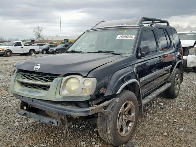 5N1MD28T54C607799 - 2004 NISSAN XTERRA SE BLACK photo 2