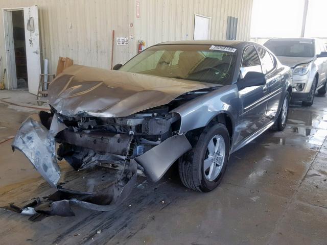 2G2WP552181144710 - 2008 PONTIAC GRAND PRIX GRAY photo 2