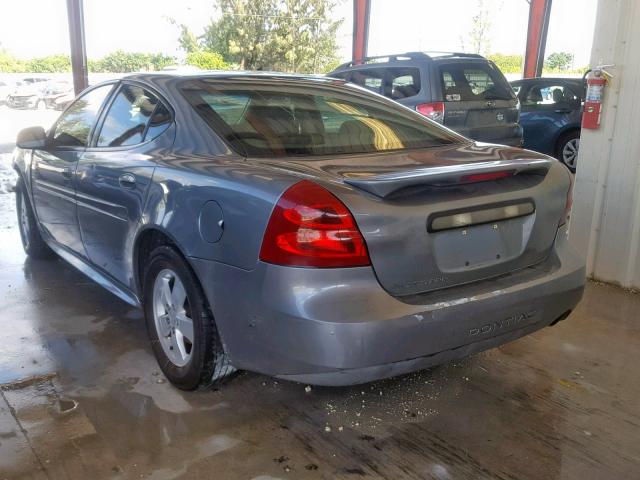 2G2WP552181144710 - 2008 PONTIAC GRAND PRIX GRAY photo 3