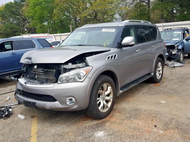 JN8AZ2NE7D9041872 - 2013 INFINITI QX56 GRAY photo 2