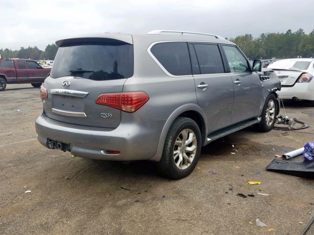 JN8AZ2NE7D9041872 - 2013 INFINITI QX56 GRAY photo 4