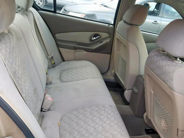 1G1ZT52885F242188 - 2005 CHEVROLET MALIBU LS TAN photo 6
