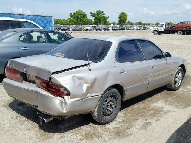 JT8GK13T9R0071908 - 1994 LEXUS ES 300 SILVER photo 4