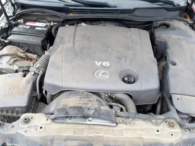 JTHCK262672012453 - 2007 LEXUS IS 250 GRAY photo 7