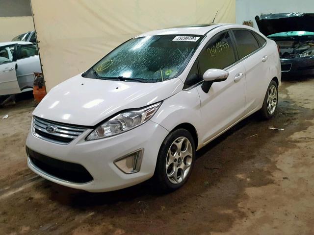 3FADP4CJ4BM129521 - 2011 FORD FIESTA SEL WHITE photo 2