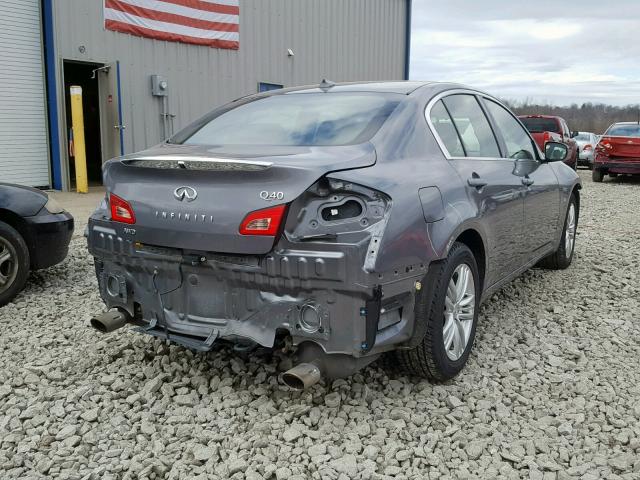 JN1CV6AR7FM522143 - 2015 INFINITI Q40 GRAY photo 4