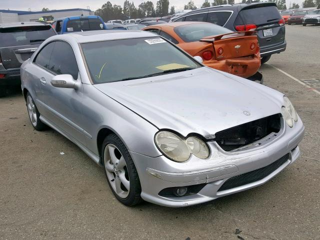 WDBTJ72H77F205908 - 2007 MERCEDES-BENZ CLK 550 SILVER photo 1