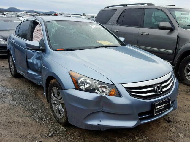 1HGCP2F4XCA119950 - 2012 HONDA ACCORD LXP BLUE photo 1