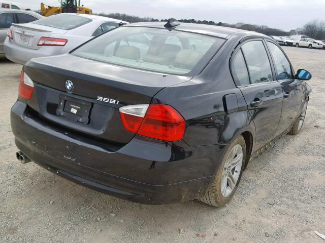 WBAVC535X8FZ84250 - 2008 BMW 328 I SULE BLACK photo 4