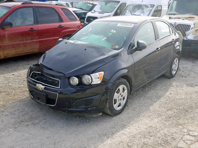 1G1JA5SH3F4101982 - 2015 CHEVROLET SONIC LS 黑色 照片 2